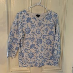 SHOP CLOSING! 💙Talbots Pima cotton 3/4 sleeve sweater size XL